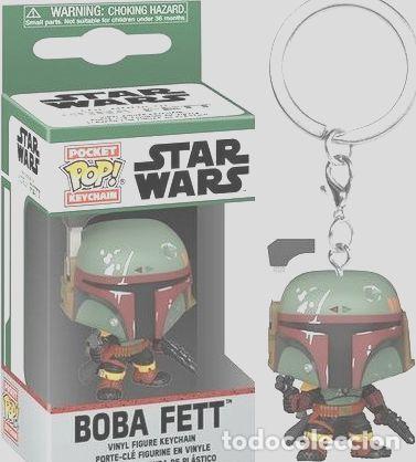 Coleccionismo de llaveros: llavero funko pocket pop the book of boba fett boba fett