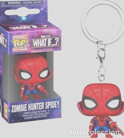 Coleccionismo de llaveros: llavero funko pop spiderman zombie hunter