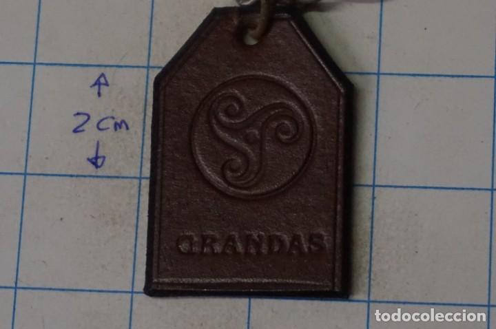 Coleccionismo de llaveros: C8/ LLAVERO - GRANDAS - EN CUERO - Foto 2