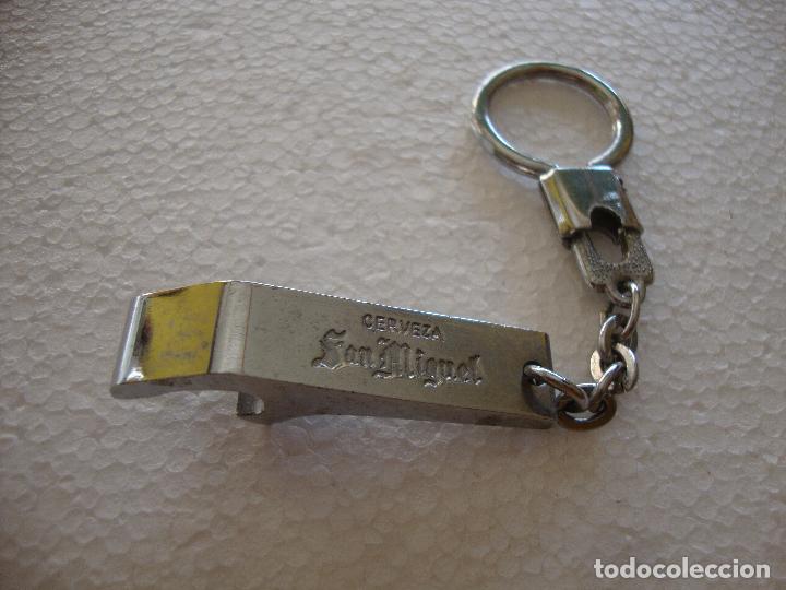 Coleccionismo de llaveros: LLAVERO CERVEZA SAN MIGUEL