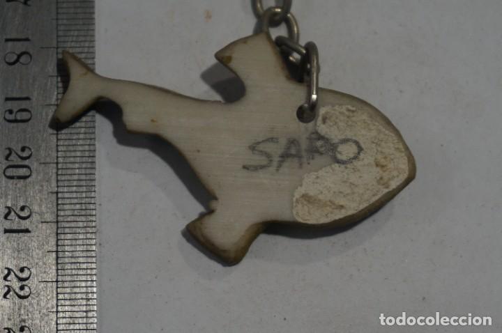 Coleccionismo de llaveros: C24/ LLAVERO - PECES - SAPO - Foto 3