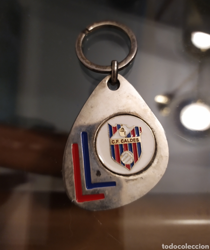 Coleccionismo de llaveros: Llavero esmaltado C F Caldas