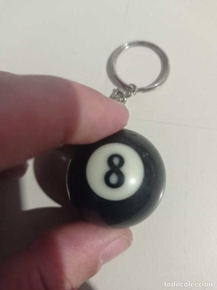 Coleccionismo de llaveros: LLAVERO BOLA DE BILLAR 8, NEGRA REF. GAR 300