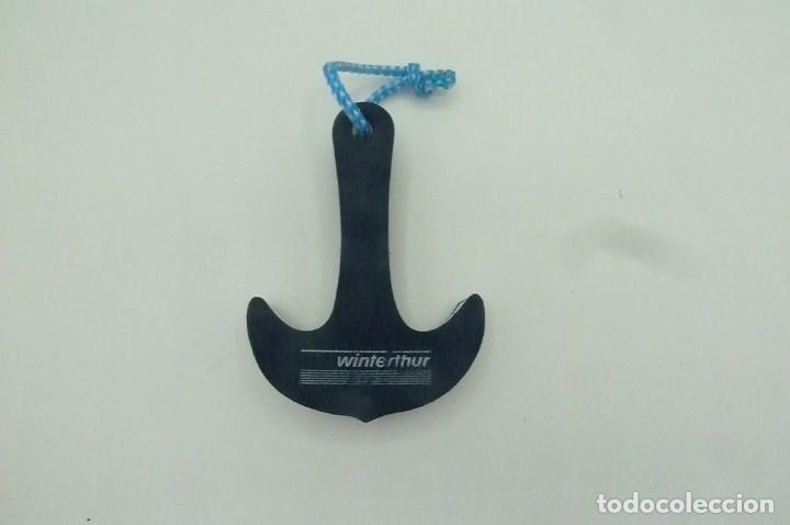 Coleccionismo de llaveros: Llavero ancla publicidad Winterthur. La ruta de la sal