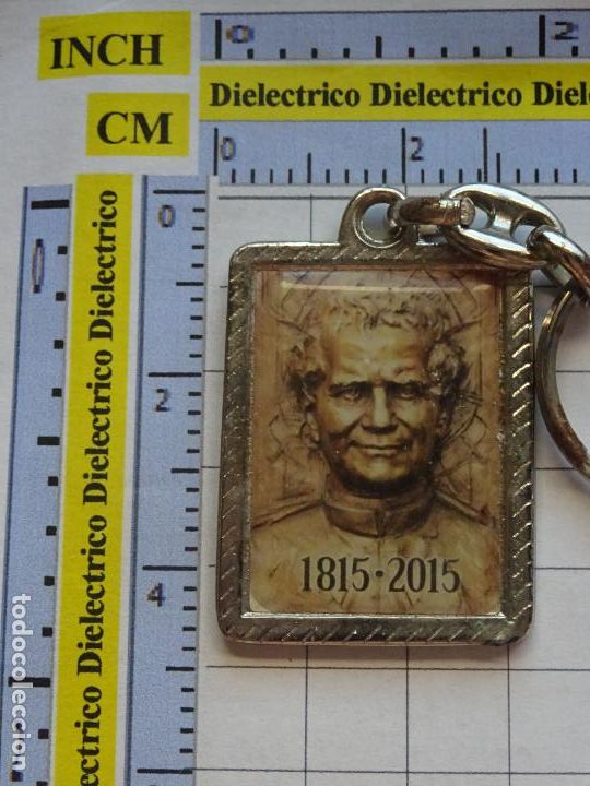 Coleccionismo de llaveros: LLAVERO RELIGIOSO SEMANA SANTA. II CENTENARIO NACIMIENTO SAN JUAN BOSCO 1815 2015