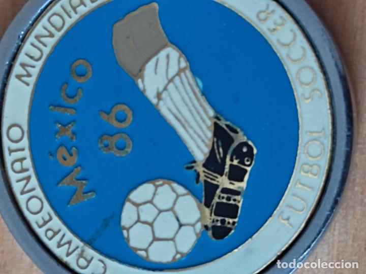 Coleccionismo de llaveros: MEXICO MEJICO 86 1986 LLAVERO SIN CADENA NI COLGADOR METAL PINTURA LACADA MUNDIAL FUTBOL RARO
