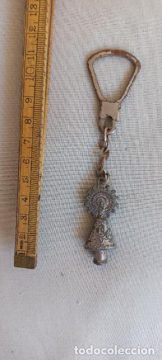 Coleccionismo de llaveros: VIRGEN DEL PILAR. LLAVERO ANTIGUO.