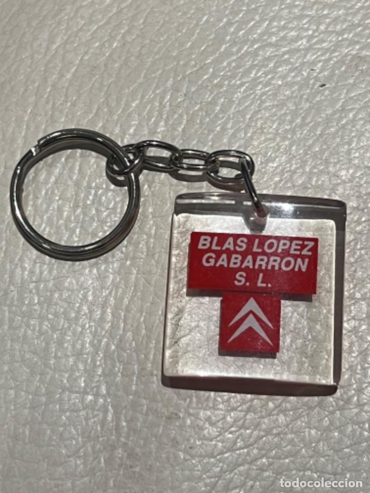 Coleccionismo de llaveros: Llavero Blas Lopez Gabarron, citroen ,caravaca