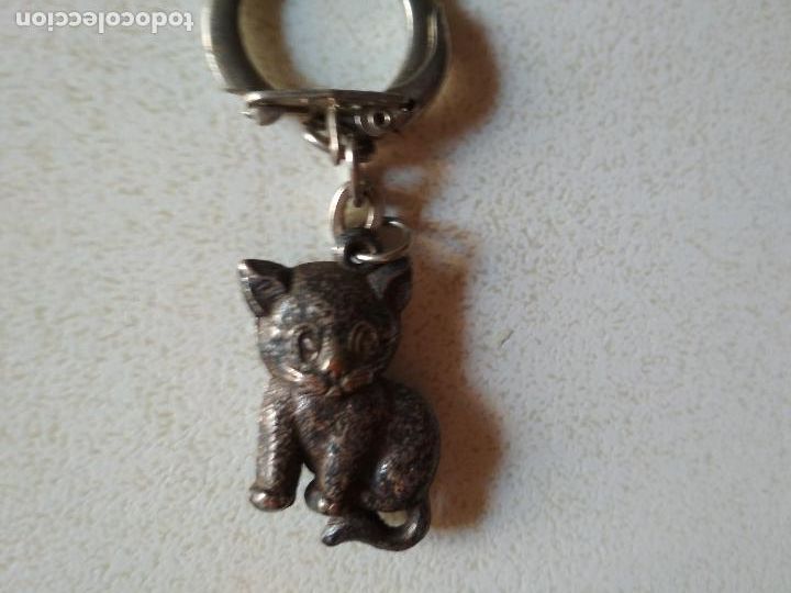 Coleccionismo de llaveros: llavero de gato, usado - Foto 1