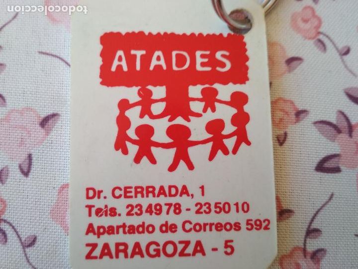 Coleccionismo de llaveros: llavero,atades, zaragoza - Foto 2