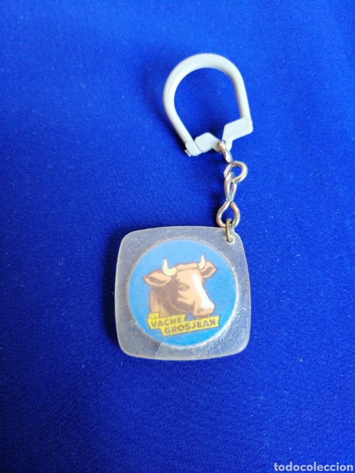 Sammlung von Schl&uuml;sselanh&auml;ngern: LA VACHE GROSJEAN LLAVERO PUBLICIDAD FRANCE