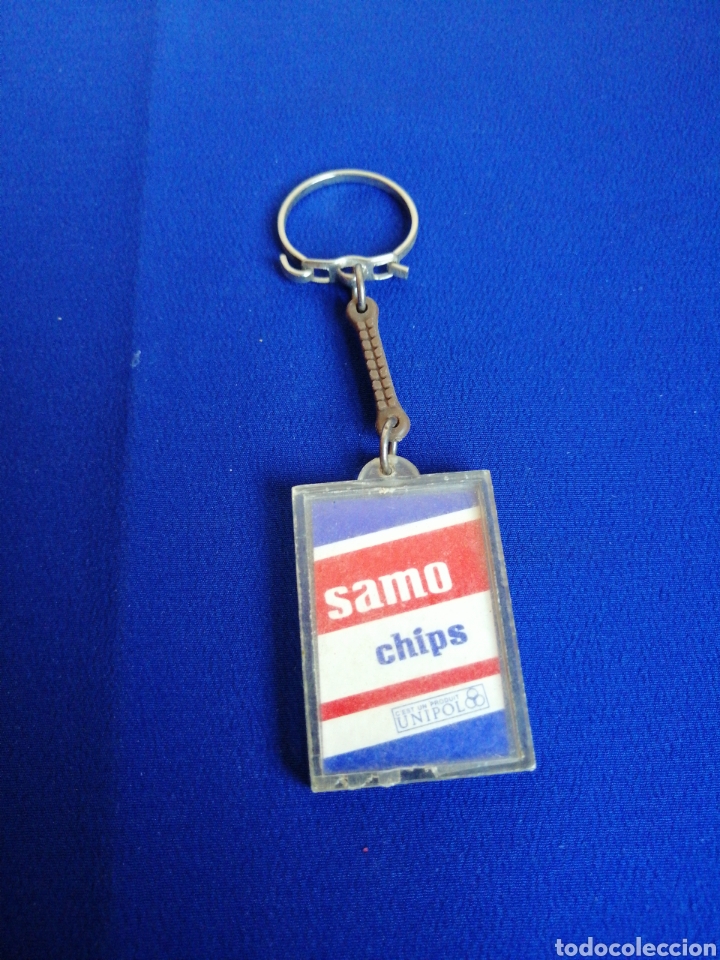 Collectionnisme de portes-cl&eacute;s: SAUCES SAMO CHIPS LLAVERO PUBLICIDAD FRANCE