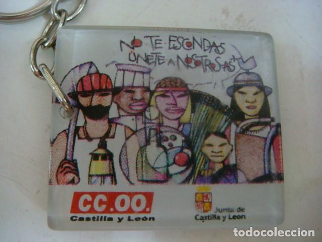 Coleccionismo de llaveros: LLAVERO DE CC.OO NO TE ESCONDAS UNETE A NOSOTROS