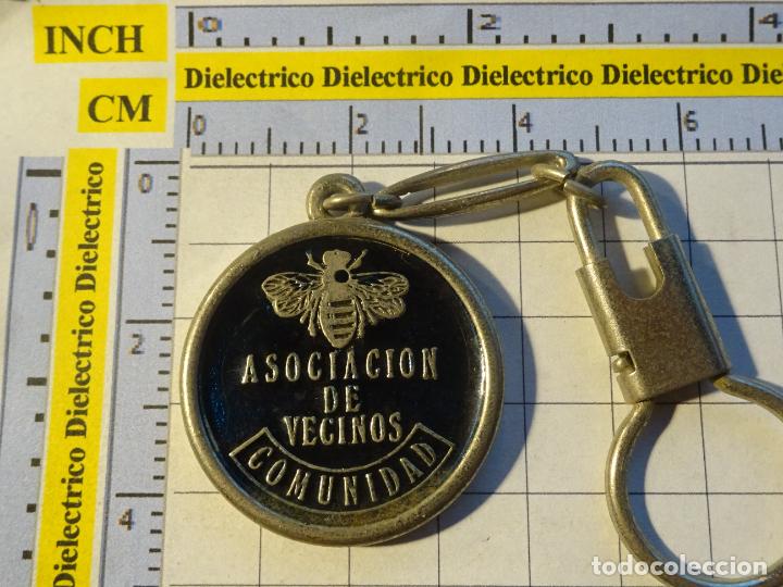 Coleccionismo de llaveros: LLAVERO DE MELILLA. ASOCIACI&Oacute;N DE VECINOS BARRIO COMUNIDAD A&Ntilde;O 1980. A&Ntilde;OS 80.
