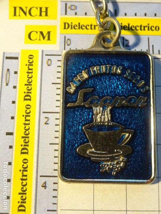 Coleccionismo de llaveros: LLAVERO DE MELILLA. CAF&Eacute;S CAF&Eacute; SAANAN DE BRASIL. A&Ntilde;OS 80.