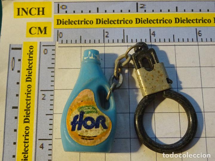 Coleccionismo de llaveros: LLAVERO DE FIGURITAS MINIATURAS. GARRAFA DETERGENTE FLOR