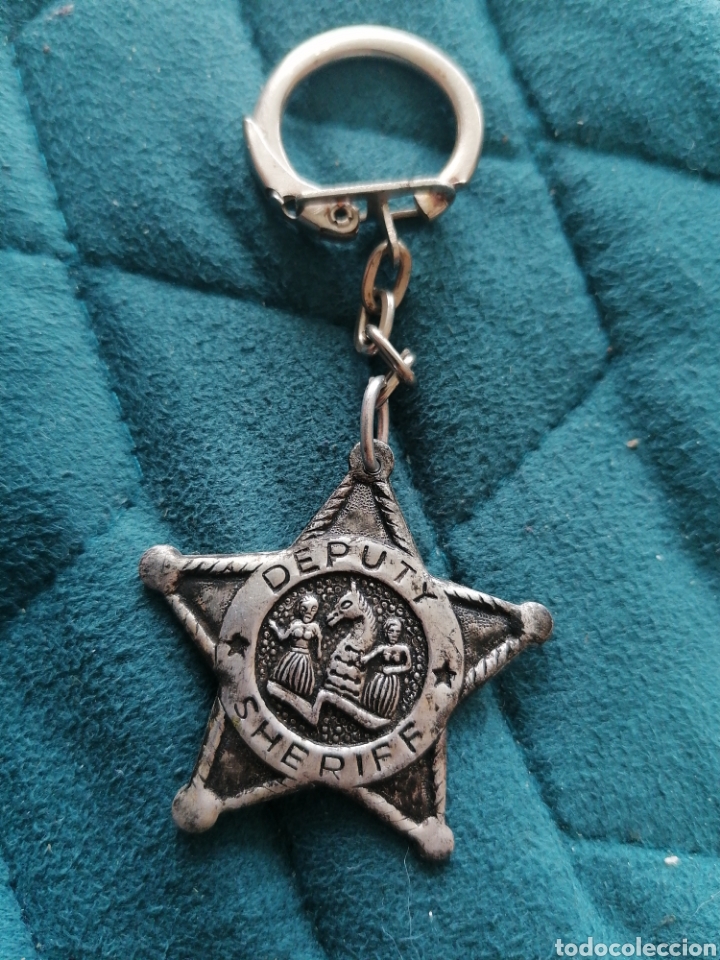 Coleccionismo de llaveros: Llavero keychain pla&ccedil;a Sheriff