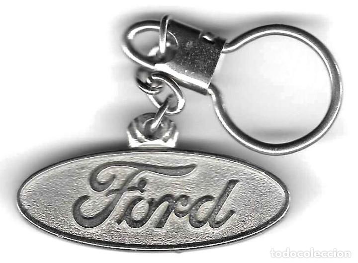Sammlung von Schl&uuml;sselanh&auml;ngern: Llavero Ford. Movilsa. Alicante. Metal. 18-525