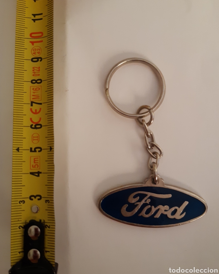 Coleccionismo de llaveros: Llavero antiguo Ford a&ntilde;os 80
