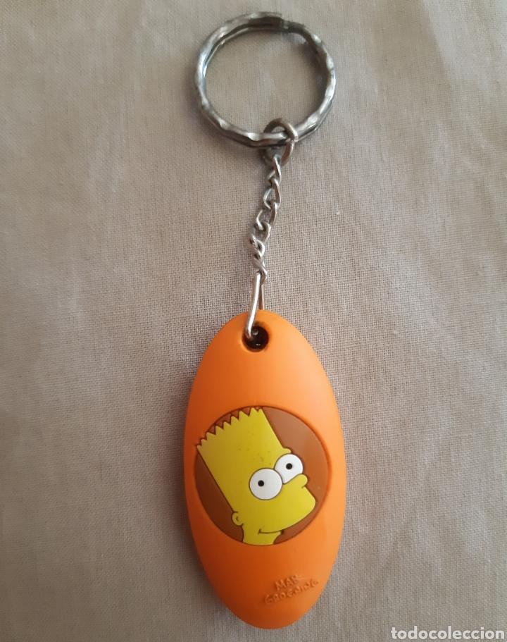 Coleccionismo de llaveros: Llavero antiguo Bart Simpson - Foto 1