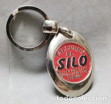 Coleccionismo de llaveros: LLAVERO DE METAL ESMALTADO CITROEN. TALLERES SILO. LEBRIJA - LLAV-17945 - B-629