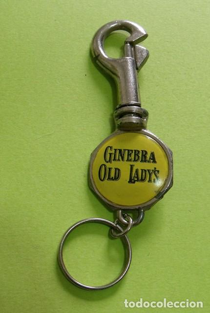 Coleccionismo de llaveros: Llavero Mosquet&oacute;n Promocional Ginebra Old Jady's Gin