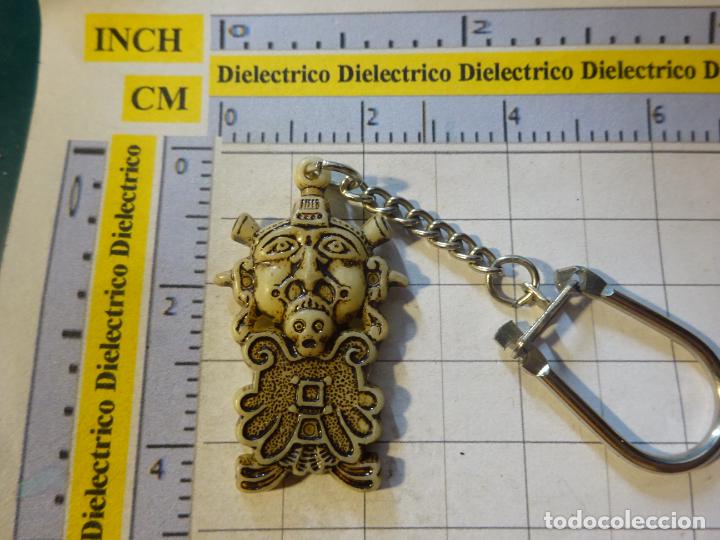 Coleccionismo de llaveros: LLAVERO DE MINIATURAS FIGURITAS. TOTEM TRIBAL M&Aacute;SCARA CALAVERA