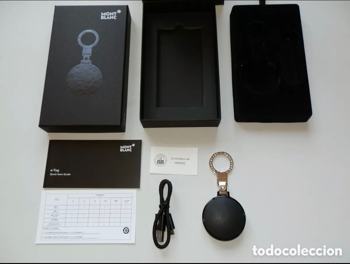 Coleccionismo de llaveros: Llavero Montblanc E-Tag bluetooth. - Foto 2