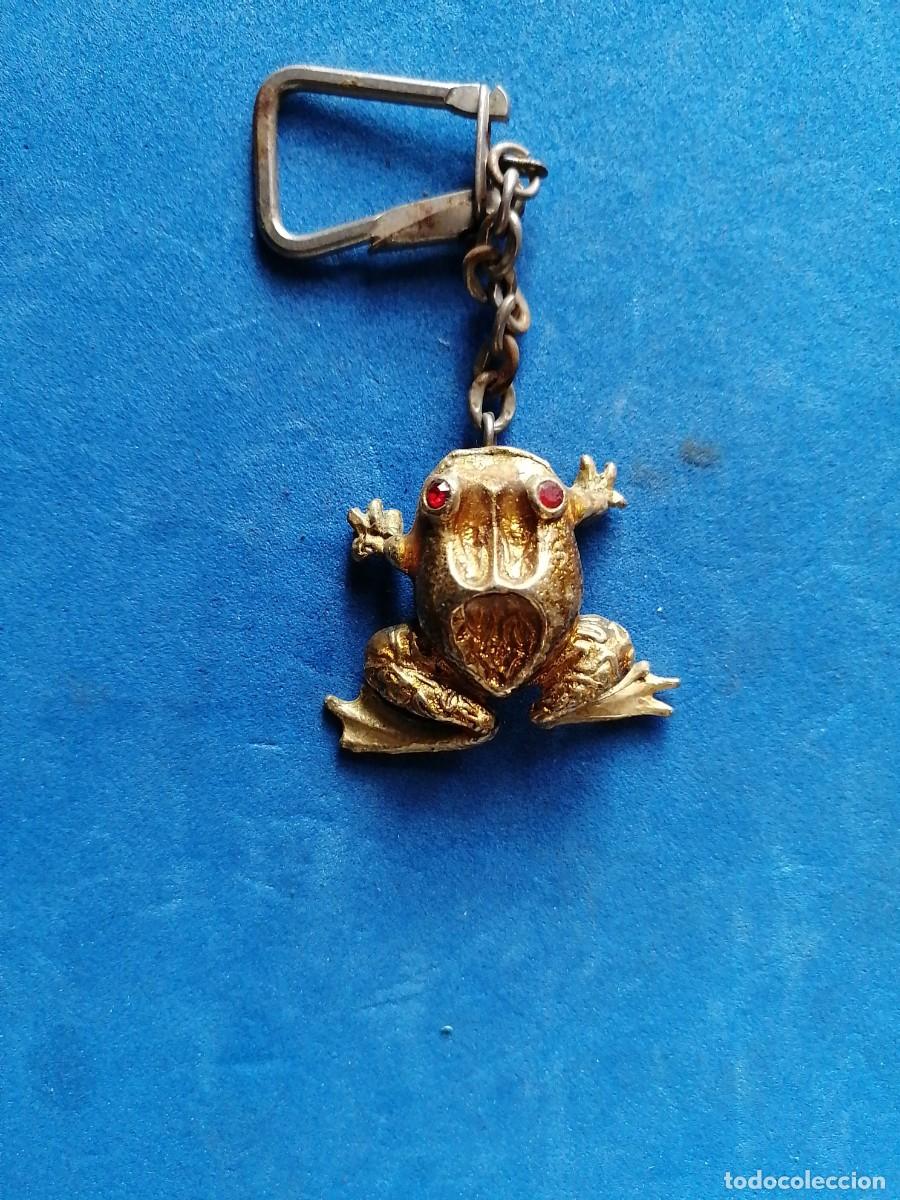 Coleccionismo de llaveros: Antiguo llavero rana
