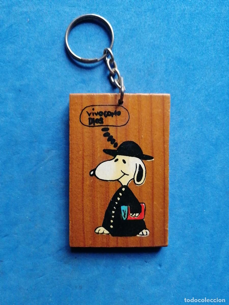 Colecionismo de porta-chaves: Llavero Snopy vivo como Dios