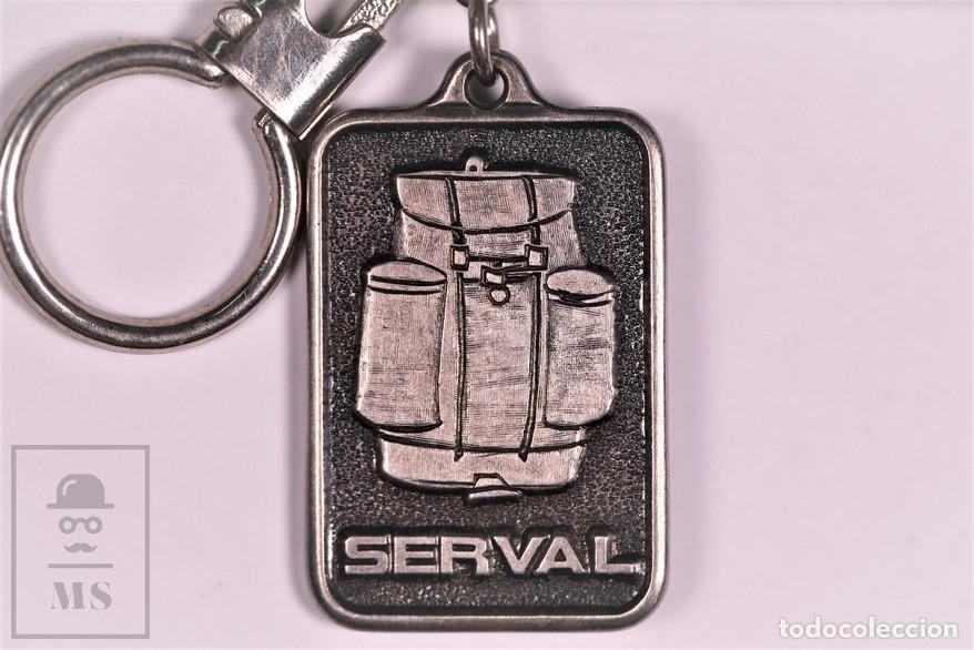 Coleccionismo de llaveros: Llavero publicitario de Metal - Mochila Serval