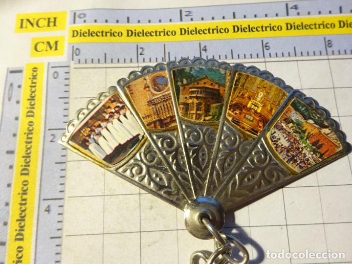 Collection of Keychains: LLAVERO DE TURISMO. ABANICO DE FOTO POSTALES DE MONTSERRAT BARCELONA