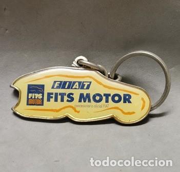 Coleccionismo de llaveros: LLAVERO DE METAL ESMALTADO FIAT FITS MOTOR FITS MOTOR - LLAV-18776 - B-666
