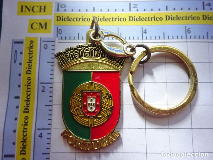 Collection of Keychains: LLAVERO DE TURISMO. PORTUGAL ESCUDO BANDERA