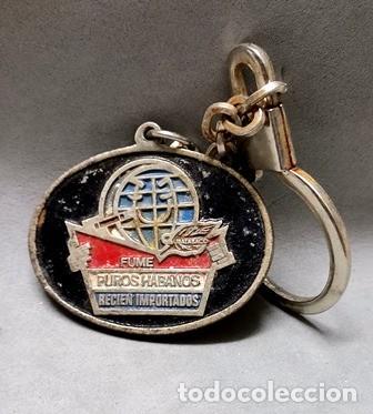 Coleccionismo de llaveros: LLAVERO DE METAL ESMALTADO CUBATABACO PUROS HABANOS RECIEN IMPORTADOS - LLAV-18847 ,2 - B-668
