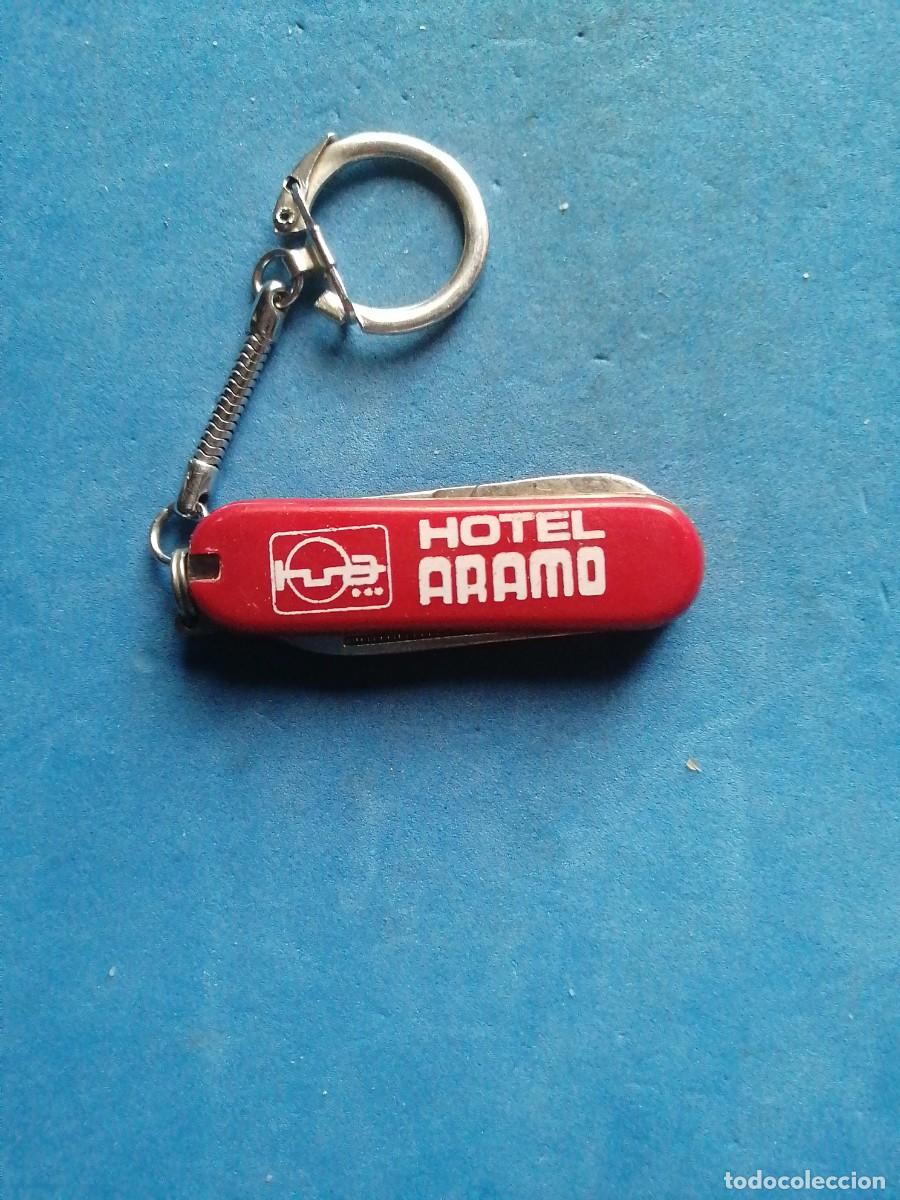 Sammlung von Schl&uuml;sselanh&auml;ngern: Llavero navaja Hotel Aramo