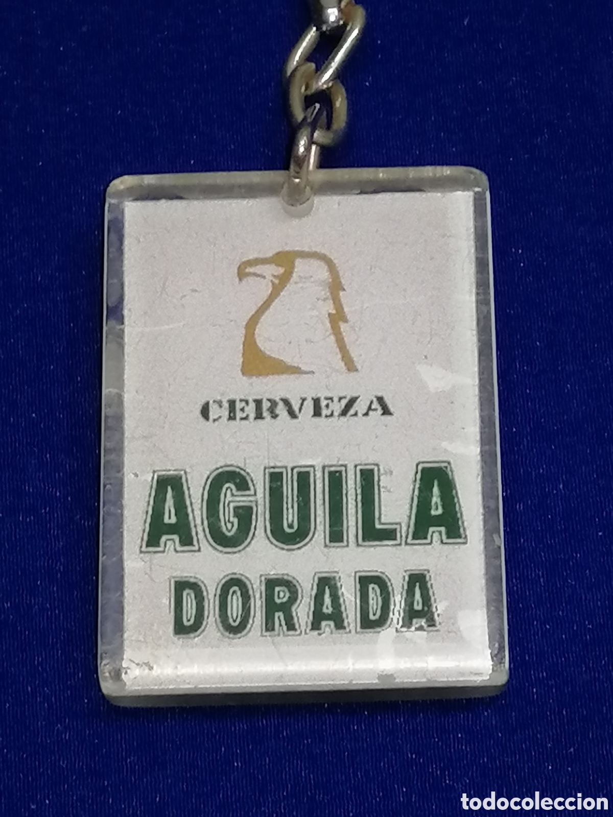 Sammlung von Schl&uuml;sselanh&auml;ngern: CERVEZA AGUILA DORADA LLAVERO PUBLICIDAD
