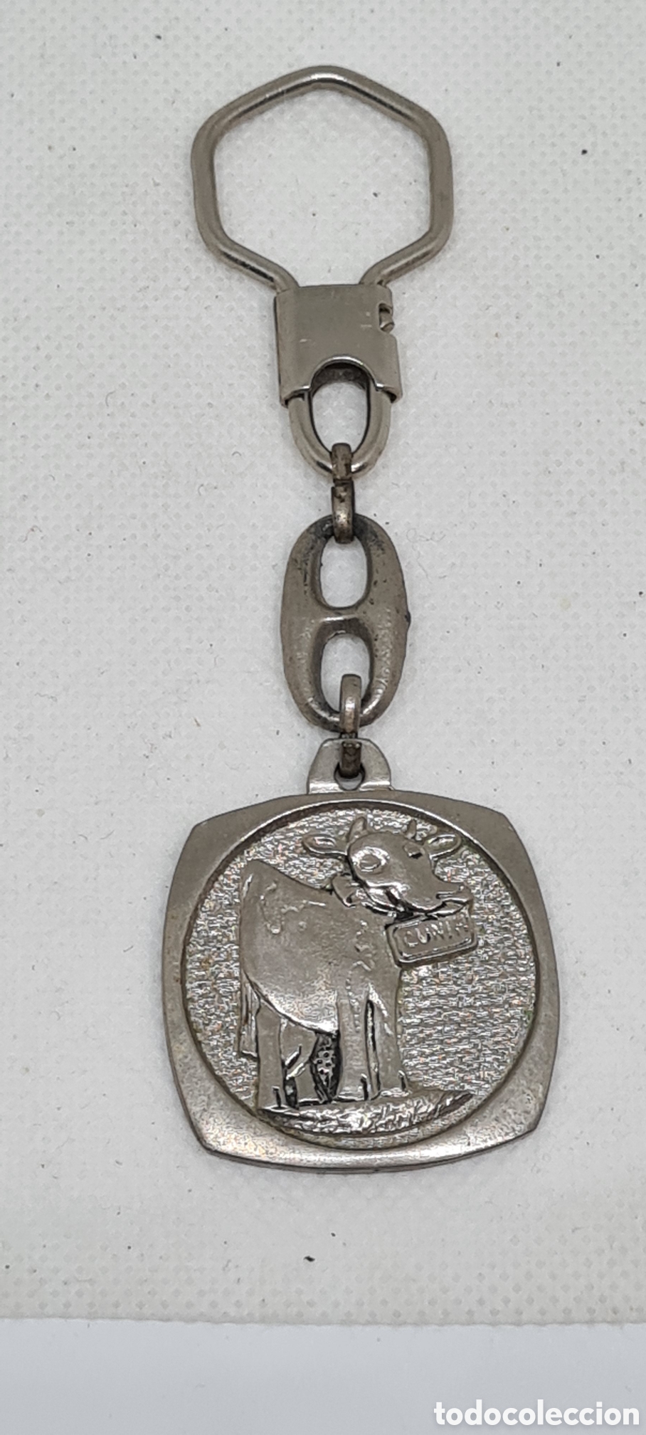 Sammlung von Schl&uuml;sselanh&auml;ngern: RARO Y DIFICIL LLAVERO LECHE CUNIA SEVILLA A&Ntilde;OS 80