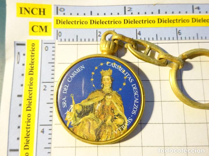 Coleccionismo de llaveros: LLAVERO RELIGIOSO SEMANA SANTA. SEVILLA NUESTRA SE&Ntilde;ORA DEL CARMEN CARMELITAS DESCALZAS