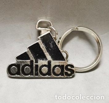 Coleccionismo de llaveros: LLAVERO DE METAL ESMALTADO ADIDAS COLOR NEGRO - LLAV-19042 ,7 - B-675