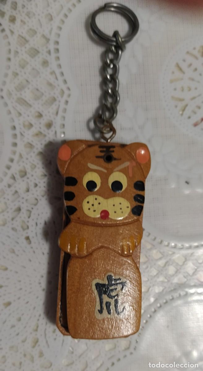 Coleccionismo de llaveros: Llavero hor&oacute;scopo chino tigre