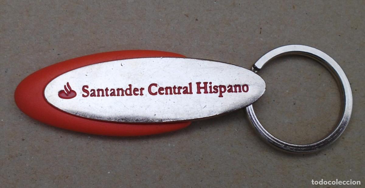 Coleccionismo de llaveros: LLAVERO DE BANCO SANTANDER .CENTRAL HISPANO - Foto 1