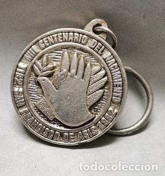 Coleccionismo de llaveros: LLAVERO DE METAL (1982) VIII CENTENARIO NACIMIENTO SAN FRANCISCO DE ASIS - LLAV-19206 - B-683