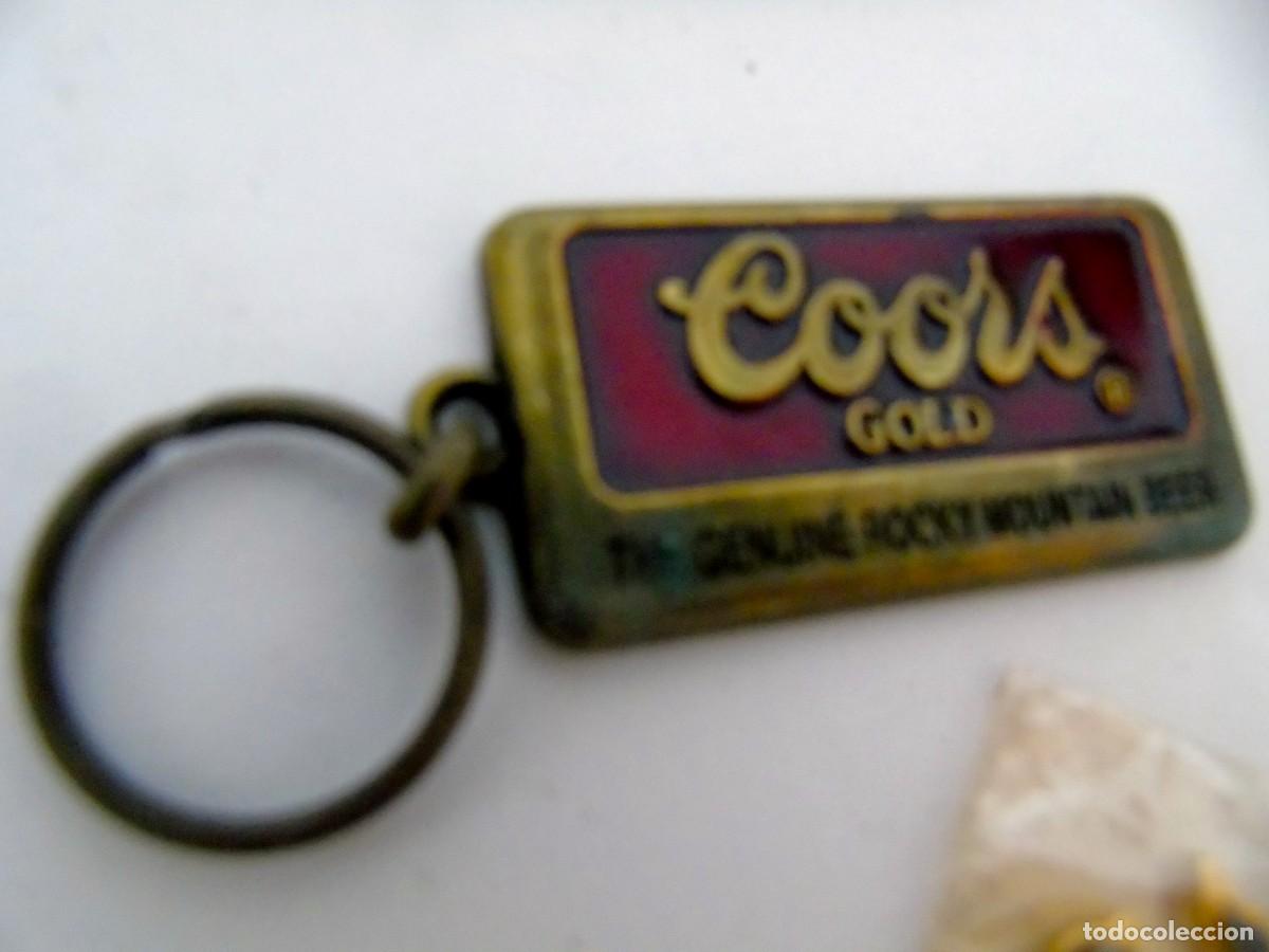 Coleccionismo de llaveros: COORS CERVEZA LLAVERO METAL A&Ntilde;OS 90