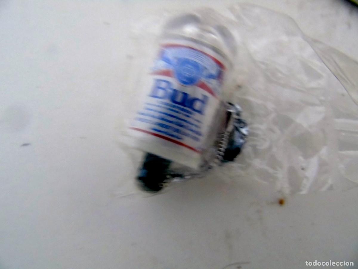 Coleccionismo de llaveros: CERVEZA BUD LLAVERO A&Ntilde;OS 90
