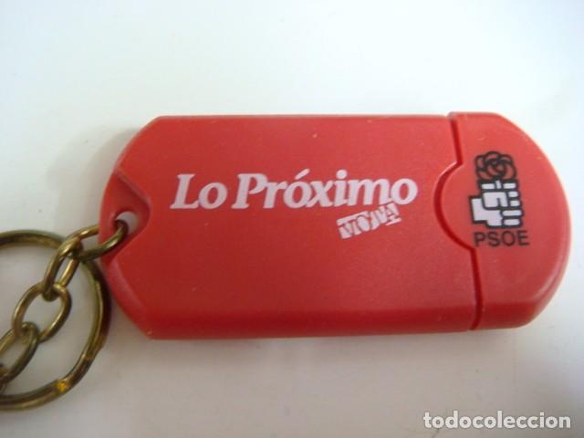Coleccionismo de llaveros: LLAVERO LO PROXIMO VOTA PSOE - Foto 1