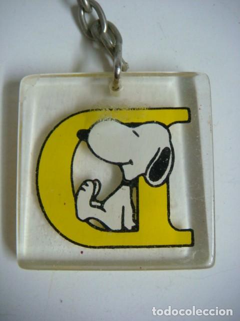 Coleccionismo de llaveros: LLAVERO DE SNOOPY LETRA D