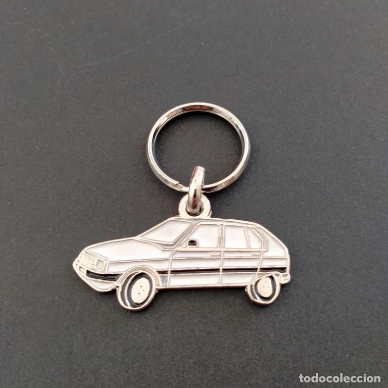 Coleccionismo de llaveros: llavero citroen visa blanco
