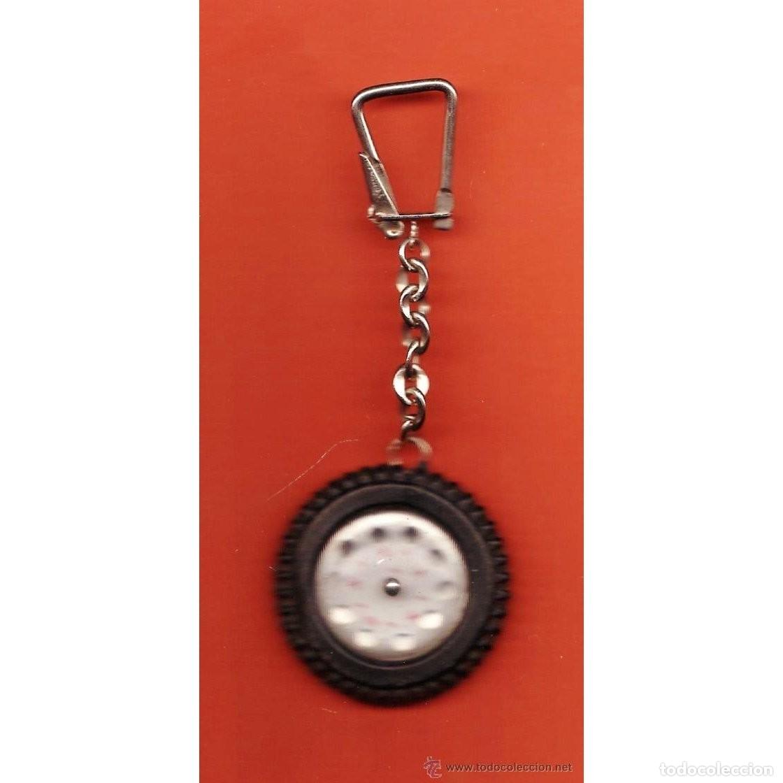 Coleccionismo de llaveros: llavero - para quinielas - neumatico - con publicidad de tem - plastico / goma - ver foto - a&ntilde;os 80