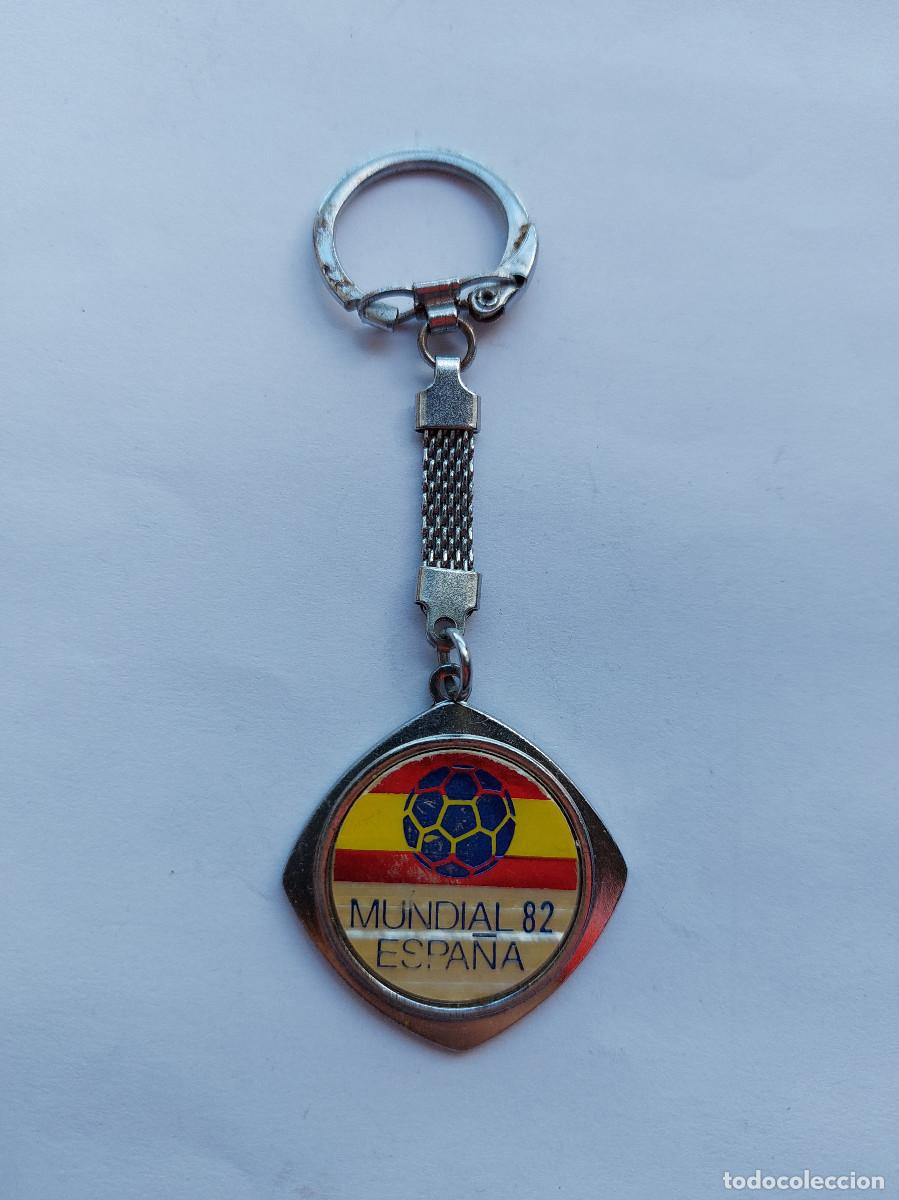 Coleccionismo de llaveros: Llavero Mundial de Futbol Espa&ntilde;a 82 1982 bandera